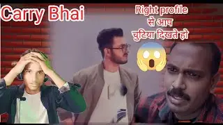 Metube Space Carryminati || Reaction video carryminati