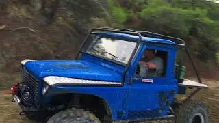 LAND ROVERS DEFENDER AND SUZUKI SAMURAI  ON STEROIDS AT FILERIMOS,RHODES GREECE