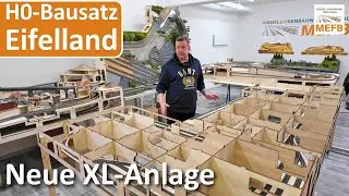 Anlage Eifelland mit Schattenbahnhof und Drehscheibe / MEFB / Holzbausatz / Fertiganlage / Spur H0