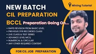 Why Join MINING TUTORIAL 2.1__Complete Preparation for CIL JOB__In Minimum Time 🎉🎉