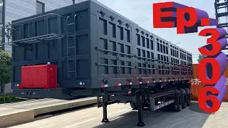 P306 African Market Black Color Side-Tipping Trailer Efficient Bulk Hauling Star Trailer Build
