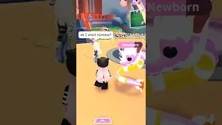 Кто эта девушка?!😑😭😭 Разыграл ее с помощью Sakura Spirit 😂 #roblox #adoptme #adoptmeroblox #short...
