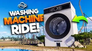 Building a WASHING MACHINE RIDE in my Theme Park... (#1)