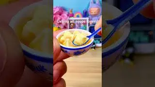 HAVE YOU EVER SEEN A WONTON THIS TINY? Completely obsessed with Miniverse Cafe Series 5!