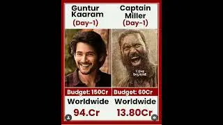 Guntur kaaram vs captain Miller movie comparison in box #viral #trending #shortvideo #shorts #movie
