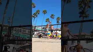 Cody Caldwell let&rsquo;s NOTHING past him | AVP Manhattan Beach #beachvolleyballworld #volleyball #avp24