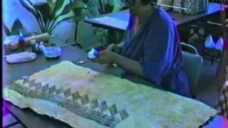 Wahine Kuku Kapa O Hawai'i Nei(Tapa cloth making)　タパ布講習ハワイ島