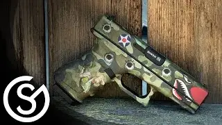 Мастер-класс по установке скина пистолета GunSkins для Glock 19. Самостоятельная установка винило...