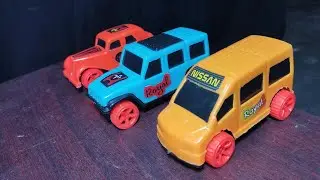 Mini car driving by hand / mini car push