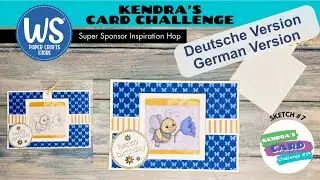 Farbwechselkarte mit Digialen Bildern!  | feat. Whimsy Stamps und KCC14 - German Version