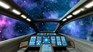 Starship Sleeping Quarters 🛸 Relaxing 10H Space Travel | Spaceship Ambience, Deep Bass For Sleep