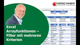 Excel Array Filter &ndash; dynamische Analyse deiner Daten gleichzeitig nach mehreren Kriterien