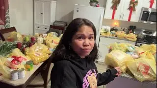 SA DAMI NG NABILI NAPUNO ANG COUNTER NG KUSINA AT MESA SA GROCERIES LAHAT FILIPINO FOOD WORTH $784😬