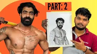 Sukh johal drawing part :2 😇✨ #sukhjohal #calisthenics #rahulbehalarts 
