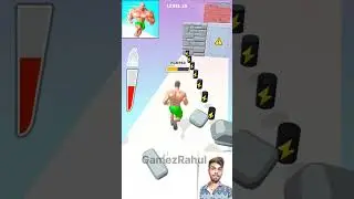 Muscle Rush - Smash Running 👀All Levels🧍🏻🏂🏻 Gameplay & Walkthrough🦸🏻Ep -19, level-25 complete
