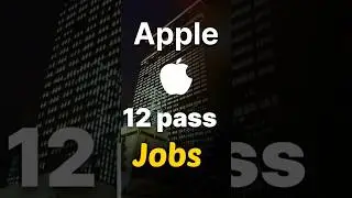 Apple jobs in india #shorts #youtubeshorts #internship #jobs #workfromhome