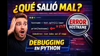 👉 Este error casi rompe mi script 🔥 | Debugging Python para NetOps