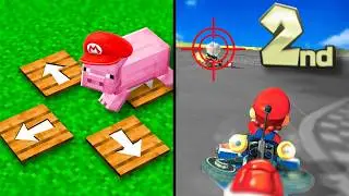 Я обучил эту свинью побеждать в Mario Kart.
