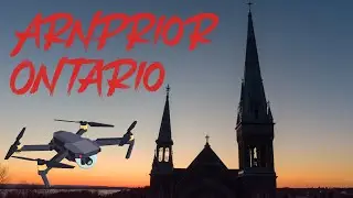 #0011 - Arnprior, Ontario Sunrise - March 20th, 2021 - Ottawa Valley Drone Photography (4K)