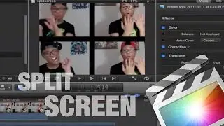 Как разделить экран в Final Cut Pro X