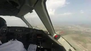 Landing in Kingston