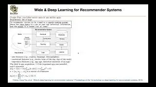 Wide & Deep Learning | Lecture 81 (Part 3) | Applied Deep Learning (Supplementary)