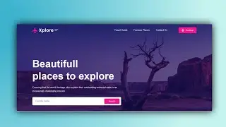 creating a sweet home page design in html css