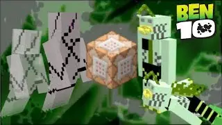 Ghostfreak and Ripjaws in Only One Command | Omnitrix v2 | Minecraft 1.12