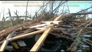 Storm Chase 2004 - Tornado Damage In Hallam,NE (May 23, 2004)
