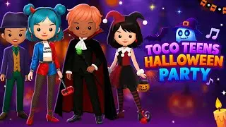 Toca Teens Halloween Party -  New Game From Cutedressup.com