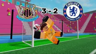 Newcastle Vs Chelsea | UTFF Official Highlights | #football #roblox 