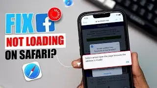 How to Fix Facebook Not Loading in Safari on iPhone | Facebook Not Opening In Safari