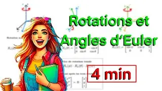Comment faire la rotation d'un vecteur?  Matrice de rotation et les angles d'Euler