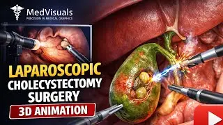 Laproscopic cholecystectomy surgery#medical #3danimation#surgery#medvisuals#viral@MedVisuals-123 