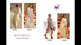 M3 Fashion Qalamkar Lawn 2020 Cotton Pakistani Suit ll New 2021 Latest Pakistani Suit 2020