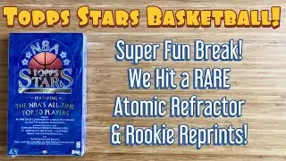 1996 Topps Stars NBA Basketball Box Break - ATOMIC REFRACTOR Hit! Plus Nice Rookie Reprints & More!