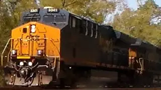 CSX M603-23 & I026-23 Meet! High-Powered Freight & Intermodal Action!