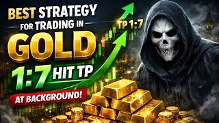 Best Gold strategy 1:7 RR hit🤑🤑XAUUSD Forex trading