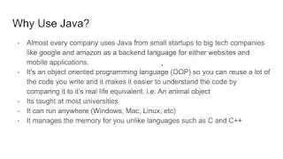 Why Learn Java in 2019