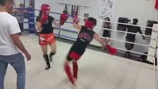 Angela Roberts (SiamNo.1) vs Yumiko Kawano (Krudar) rd 2