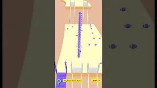 Game : bridge race level 70 ; #gameplay #bridgerace #mobilegame #gaming #level70 #gamebypj #gamers