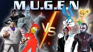 REQUESTED BY @Will_you_accept_our_promise: Team Homer (TURNS) vs Team Two-Face (TURNS) -Mugen Battle