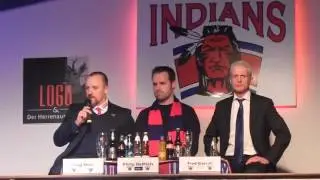 Pressekonferenz EC Hannover Indians - EHC Neuwied am 19.02.2016
