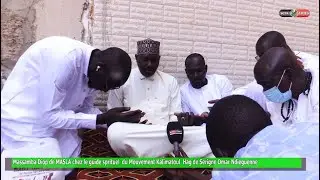 Massamba Diop, Pr&eacute;sident Du Mouvement Masla En Ziarra Chez Serigne Cheikhou Oumar Ndiegu&egrave;ne