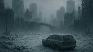 Haunting Theremin and Guitar Ambience in a Deserted City