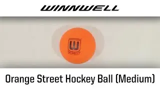 Medium Orange Street Hockey Ball - Winnwell Catalogue Showcase