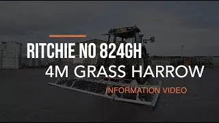 Grassland Harrow 4 m Hydraulic Folding - Ritchie Agricultural