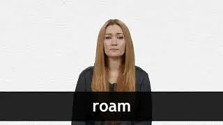 How to pronounce ROAM in American English