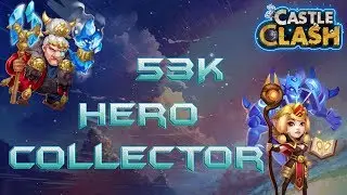 53K Hero Collector rolling for MaHatma and Espirita | Castle Clash