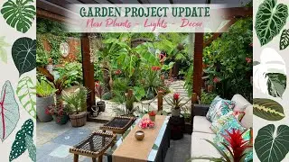 Garden Update! New Lights, Plants & Decor 🌺🐚🏝🦋🍍🌿